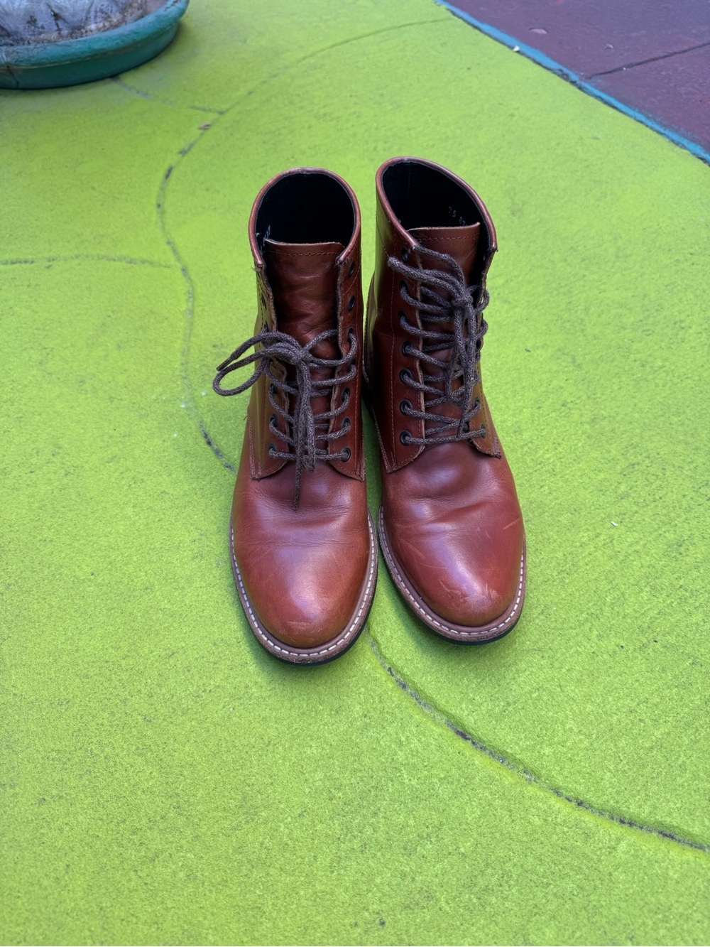 Nisolo Andres All Weather Brown Leather Boots Men’s Size 9.5